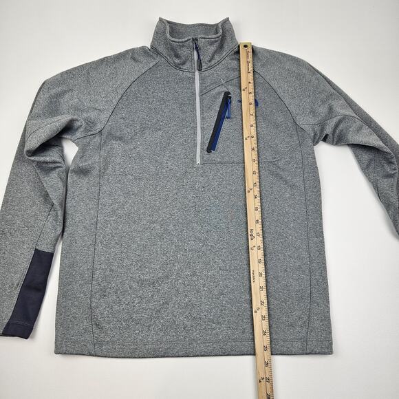 The North Face Canyonlands 1/2 Zip Pullover Sweater Men M Mid-Weight Fleece Gray - Picture 7 of 9